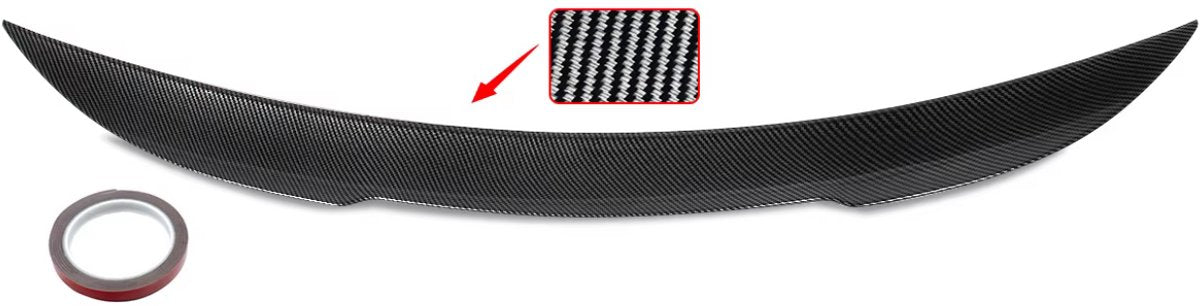 Achterlip Spoiler - Carbon Kleur - AC Stijl - Voor BMW 3 Serie 330i G20/G80 - Auto Accessoire