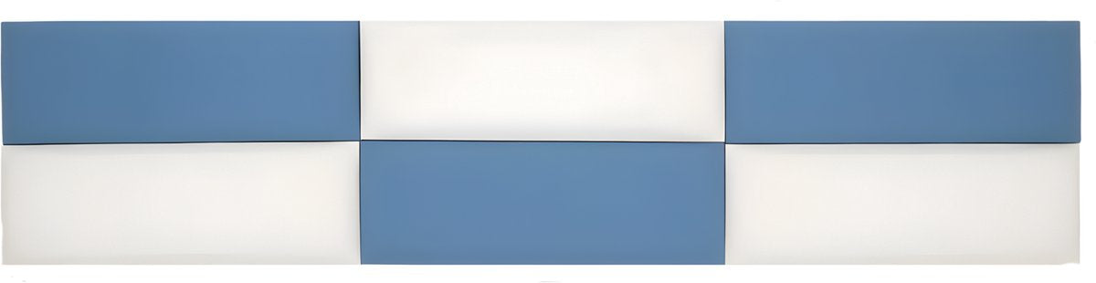 Bedhoofd - Hoofdbordkussen - Hoofdbord - Voor interieurdecoratie en bedhoofdbescherming - Blauw