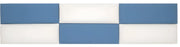 Bedhoofd - Hoofdbordkussen - Hoofdbord - Voor interieurdecoratie en bedhoofdbescherming - Blauw