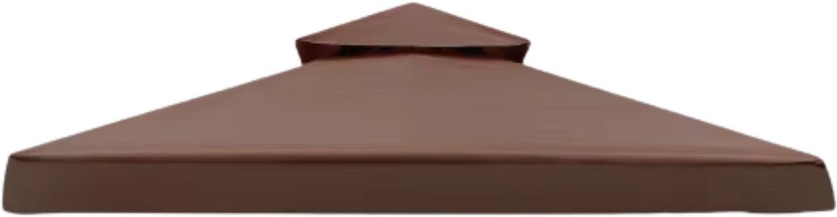 Opulence Partytent dak bruin - 3x3m doek - Tentdoek - Vervangend dak voor tent - Paviljoen - Waterdicht