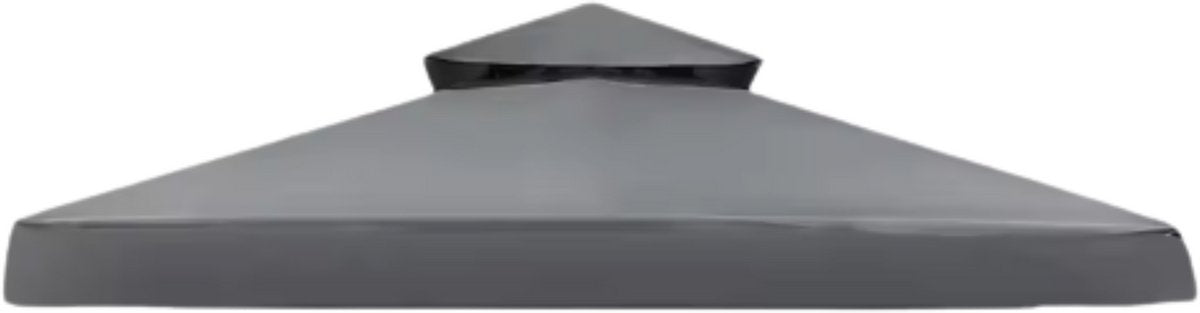 Partytent dak grijs - 3x3m doek - Tentdoek - Vervangend dak voor tent - Paviljoen - Waterdicht