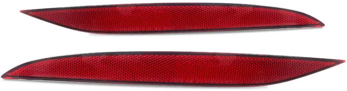 Reflectorset Straton - Achterbumper Balken - Rood - Voor Tesla Model X (2016-2023) - 1034342/1034343 - Auto Accessoires