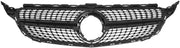 Voorbumper Grille - AMG Diamant Stijl - Gloss Zwart - Voor Mercedes C-Klasse W205 (2018+) - Auto Accessoires