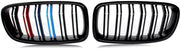 Voorbumper - Voor BMW F30/F31 3-Serie 2012-2018 - Auto accessoires - Niergrille - M-Kleur - Dual line - Gloss Zwart