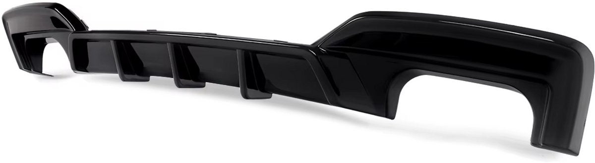 Diffuser Nitro - Achterbumper Diffuser Nitro - Gloss Zwart - Voor BMW M6 F06/F12/F13 650i/640i (2012-2018) - Auto accessoires