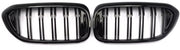 Voorbumper grille Deluxe - Voor BMW 5 Serie G30/G31 (2017-2018) - Gloss Black - Auto accessoires - Magisch Design