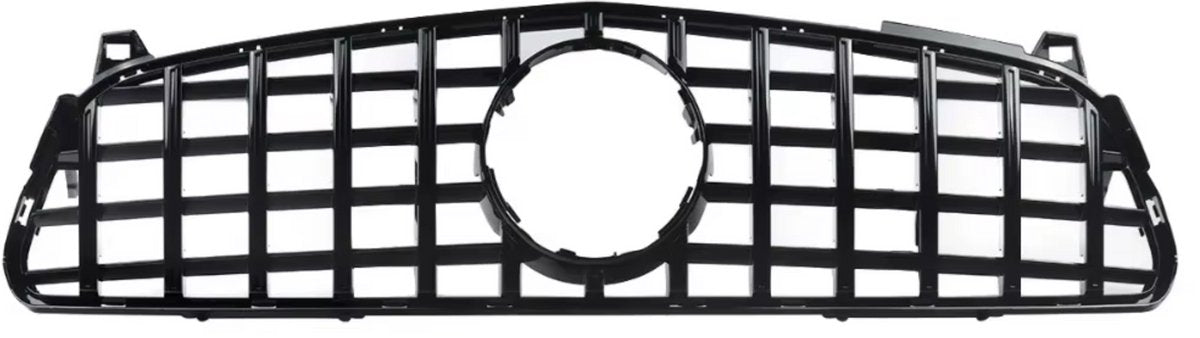 Grille - Voor Mercedes A-Klasse W176 2016-2018 - Auto accessoires - Panamericana GT Grille - Gloss Zwart