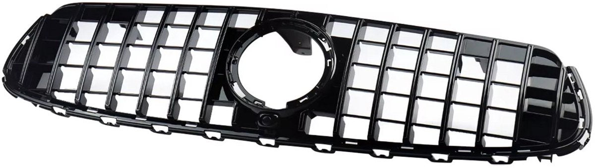 GT Grille Velos - Voorbumper grill - Voor Mercedes GLC W253/X253 (2020) - Black Chrome GT Stijl - Auto Accessoires
