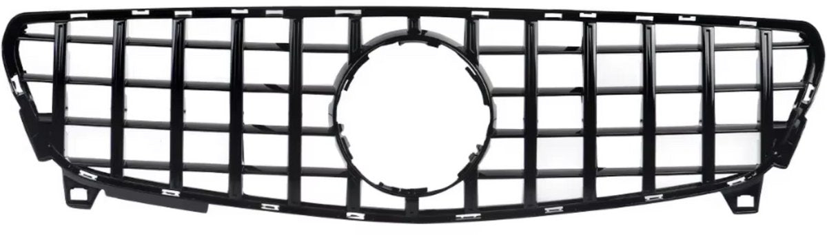 Grille - Voor Mercedes A-Klasse W176 2016-2018 - Auto accessoires - Panamericana GT Grille - Gloss Zwart