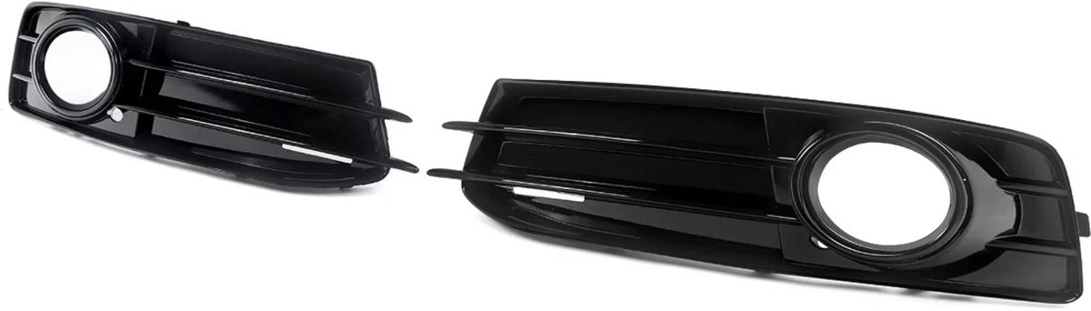 Voorbumper - Voor Audi A3 8P S-Line 2009-2012 - Auto accessoires - Mistlichtgrille - Honingraat grille - Gloss Zwart