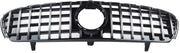GTR Grille Nitro - GTR Stijl Grille - Chroom/Zwart - Voor Mercedes GLC W253/X253 GLC300, GLC350, GLC43 (2020)