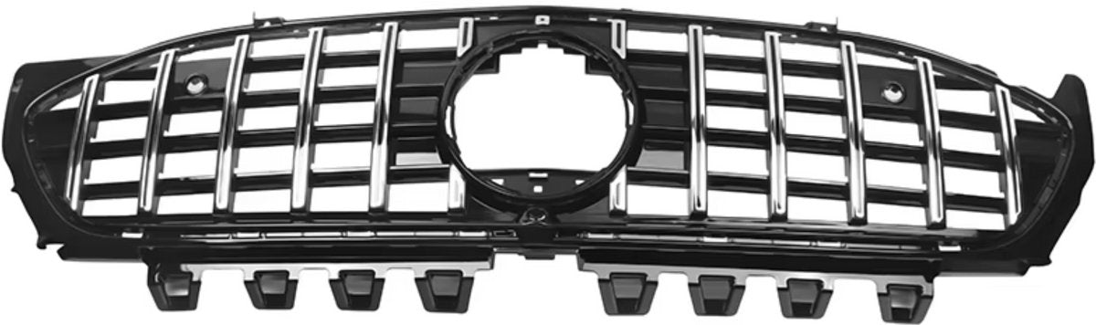 GT Sport Grille - Chroom/Zwart - Voor Mercedes CLA-Klasse W118 (2020) - Auto Accessoires