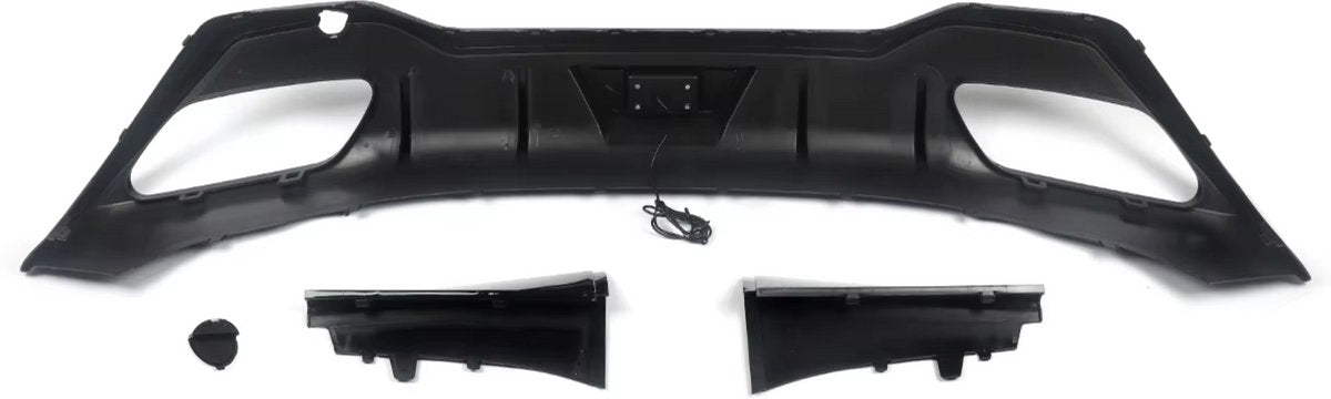 Achterbumper Diffuser Lip - Zwart Glans - Auto accessoires - Voor BMW 8 Serie G16 840i/M850i M Sport (2019+)