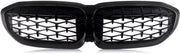 Grille - Voor BMW 3-Serie G20 Sedan/G21 Estate 2018-2021 - Auto accessoires - Niergrille - Gloss Zwart