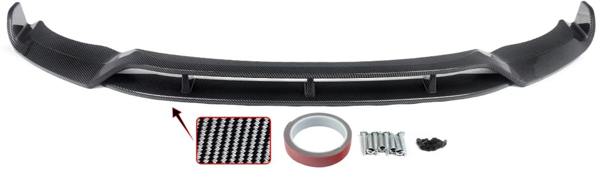 Voorbumer spoiler - Voor BMW X3 F25/X4 F26 M Prestatie (2014-2017) - Koolstofvezel Look - Auto accessoires