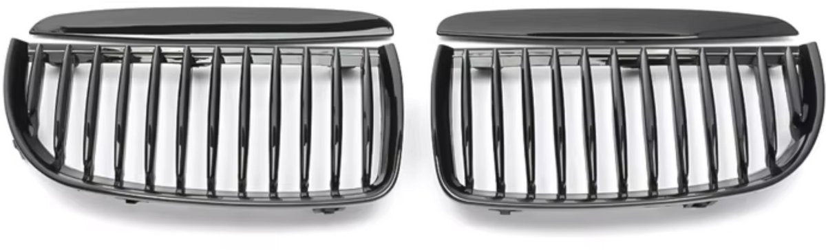 Voorbumper - Voor BMW E90/E91 328i/335i Xdrive 2005-2008 - Auto accessoires - Bumper voor - Niergrille - Gloss Zwart
