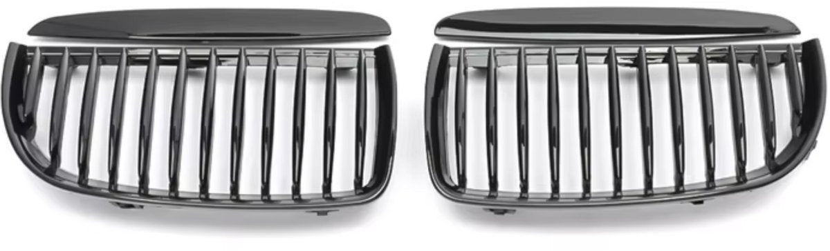 Voorbumper - Voor BMW E90/E91 328i/335i xDrive 2005-2008 - Auto accessoires - Niergrille - Gloss Zwart