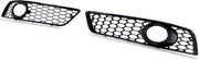 Mistlamp Covers Straton - Honingraat Zwart - Voor Audi A3 8P (2009-2012) - Voorbumper Accessoire