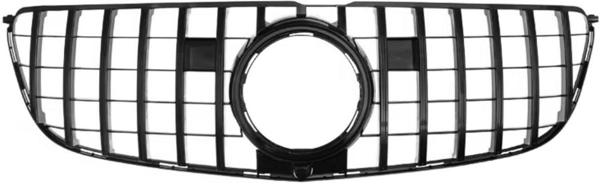 Voorbumper - Voor Mercedes GLS-Klasse X166 2016-2019 - Auto accessoires - GT grille - Voorgrille - Gloss Zwart