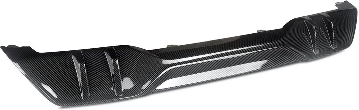 Lipdiffuser Aerojet - Voor- en Achterlipdiffuser - Voor BMW G05 X5 (2018-2022) - M Sport Bumper - Gloss Black Carbon Look - Auto accessoires