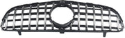Bumpergrille Straton - Chroom/Zwart - Met Camera Gat - Voor Mercedes GLC C253/X253 (2016-2019) - Racing Bumper Grill