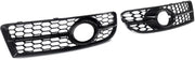 Mistgrille Shield Vortron - Mistlicht Grille bescherming - Voor Audi A4 B7 S-Line (2005-2008) - Honingraat
