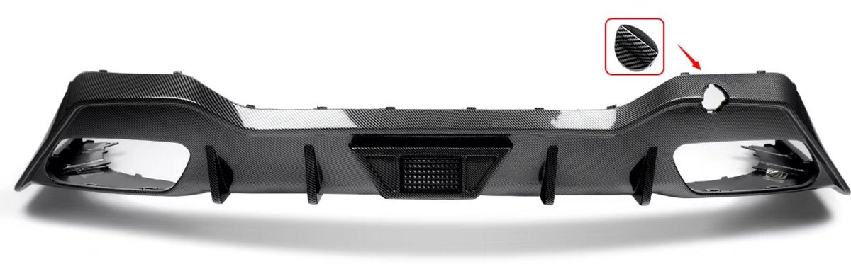 Achterbumper Iron - Voor BMW 8 Serie G16 M850i/840d Sport Bumper- Carbon Fiber ABS - Auto accessoires