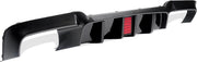 Achterbumper - Voor BMW 5-Serie F10 M Sport 2010-2016 - Auto accessoires - Achterdiffuser - Carbon Look - Met LED
