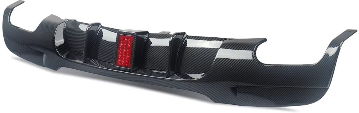Achterbumper - Voor BMW 3-Serie E90 Sedan M Sport 2009-2012 - Auto accessoires - Diffuser - Quad exhaust - Carbon Look