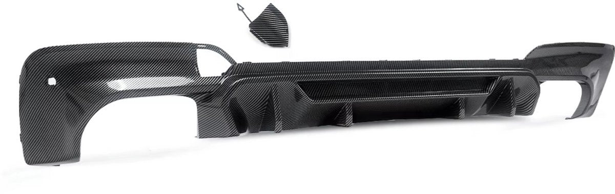Diffuser Ravon - Achterbumper - Voor BMW X3 G01 M40i (2018-2021) - Prestaties ABS - Carbon Look - Achterlip - Auto accessoires
