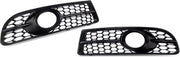 Mistgrille Shield Vortron - Mistlicht Grille bescherming - Voor Audi A4 B7 S-Line (2005-2008) - Honingraat