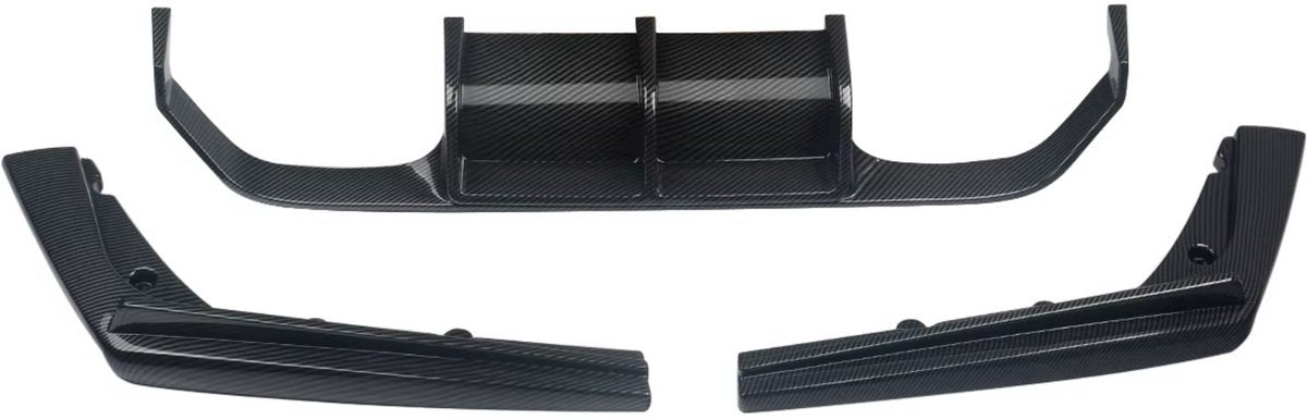 Spoilerlip Vaylen - Achterbumper Diffuser Spoiler Lip - Voor BMW F80 M3/F82 M4 (2015-2020) - Carbon Fiber - Auto accessoires