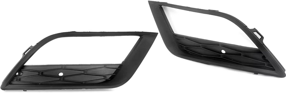 Voorbumper - Voor Seat Ibiza 2012-2016 - Auto accessoires - Mistlicht grille cover - Links en rechts - Zwart