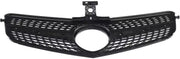 Voorbumper AMG Diamanten Grille - Voor Mercedes W204 C-Klasse Sedan/Estate/Coupé (2007-2013)- Zwarte Radiator Grille - Auto Accessoires