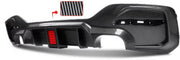 Achterlip Diffuser Spoiler - Voor BMW 1 Serie F20/F21 M135i/M140i (2015-2018) - Met Remlicht - Glanzend Zwart - Auto accessoires