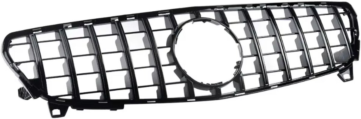 Grille - Voor Mercedes A-Klasse W176 2016-2018 - Auto accessoires - Panamericana GT Grille - Gloss Zwart