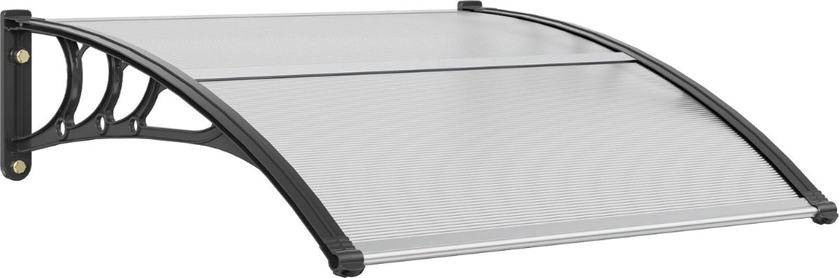 Happyment Raam Luifel - Deur luifel - UPF 50 - Polycarbonaat- Voordeur - Montagemateriaal