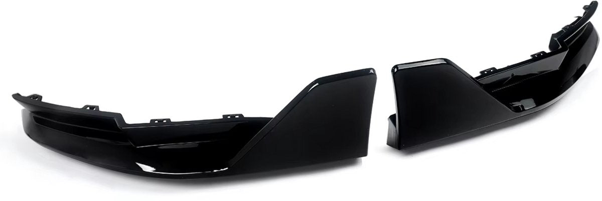 Bumper Splitter Lip Schorten - Voor BMW G80 M3 Sedan (2021-2024) - MP Stijl - Skirt - Glanzend Zwart - Auto accessoires
