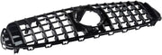 GT Grille Velos - Voorbumper grill - Voor Mercedes GLC W253/X253 (2020) - Black Chrome GT Stijl - Auto Accessoires