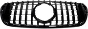 Voorbumper - Voor Mercedes X-Klasse X470 2018-2022 - Auto accessoires - GT Grille - Bumpergrille - Gloss Zwart
