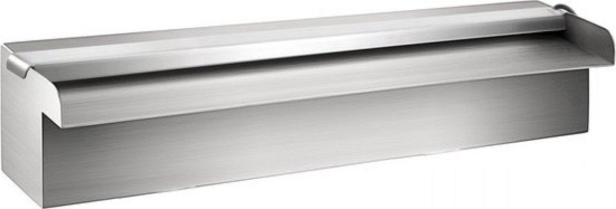Zwembad fontein milano - 122 cm - RGB LED verlichting - Waterval - RVS - Met Connector Slang Klem PTFE Tape