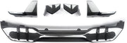 Lipdiffuser Aerojet - Voor- en Achterlipdiffuser - Voor BMW G05 X5 (2018-2022) - M Sport Bumper - Gloss Black Carbon Look - Auto accessoires