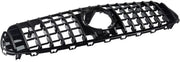 Voorbumper grill - Voor Mercedes GLC W253/X253 (2020) - Black Chrome GT Stijl - Auto Accessoires