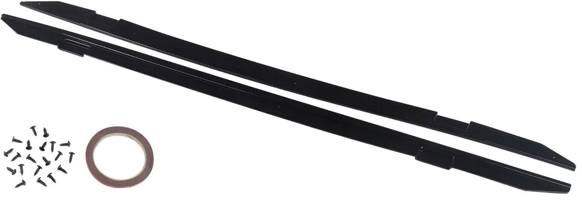 Zijrok Verlenging - Voor BMW F22/F23 (2013-2018) - Glanzend Zwart - M Prestaties Stijl - Auto accessoires