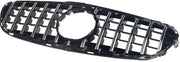 Voorbumper grille - GTR Stijl - Voor Mercedes W212 E-Klasse Sedan (2014-2016) - Chroom + Zwart - Auto Accessoires