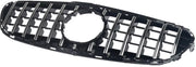 Grille Quorin - Voorbumper - GTR Stijl - Voor Mercedes W212 E-Klasse Sedan (2014-2016) - Chroom + Zwart - Auto Accessoires