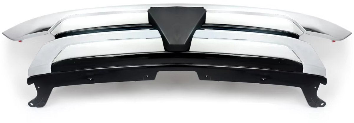 Bovenste Grille - Voorbumper - Voor Mitsubishi Outlander (2016-2018) - Chroom/Zwart - Auto Accessoires