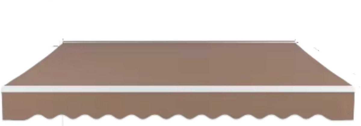 Zonluifel - Voor Balkon of Terras - Intrekbare Gelede Armluifel met Windbestendigheid - Schuifdakluifel - 2,5x2 m