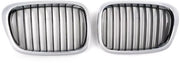 Voorgrille Nitron - Voorbumper grill - Voor BMW E39 M5 Serie 525i/528i/530i/540i (1997-2003) - Chroom & Zwart - Auto accessoires