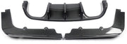 Diffuser Lipspoiler Voltrax - Achterbumper Lipspoiler Diffuser - Voor BMW E92 Coupe/E93 Cabriolet M3 (2008-2013) - Koolstofvezel - Auto accessoires